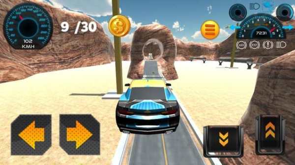 Jump Car Stunt Racing 3D screenshot 1