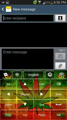 Rasta Weed Keyboard 3 تصوير الشاشة
