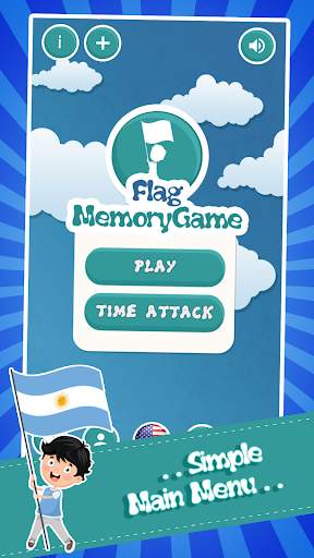 Memory Game Flags screenshot 1