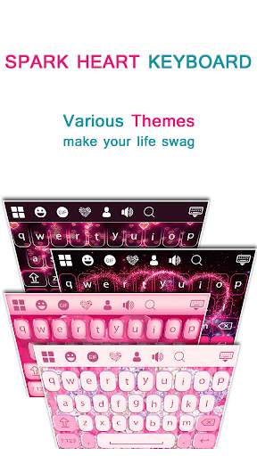 Sparkling Heart Keyboard स्क्रीनशॉट 5