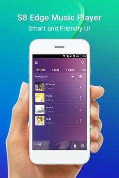 S8 Music Player Style for Samsung - Free Music screenshot 1