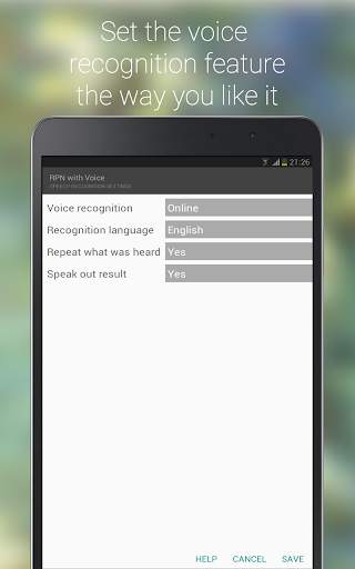 S3 RPN Calculator with Voice 14 تصوير الشاشة
