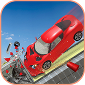 Sports Car Highway Crash Race icon