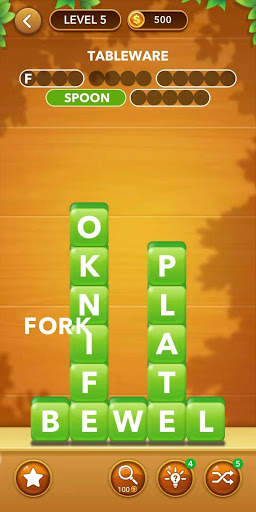 Word Blocks - Search Swipe to Connect the Heaps screenshot 4