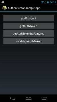Authenticator Sample App screenshot 1