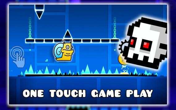 Geometry Snail Dash скриншот 1