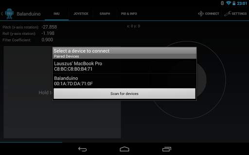 Balanduino Android App screenshot 10