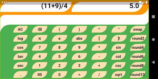 A1 Calc screenshot 8