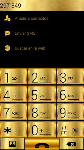 THEME METAL GOLD FOR EXDIALER screenshot 2