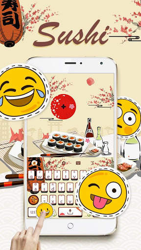 Sushi Keyboard Theme screenshot 3