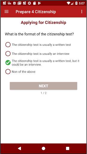 Prepare 4 Citizenship screenshot 3