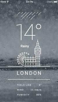 Clock Weather Widget screenshot 1