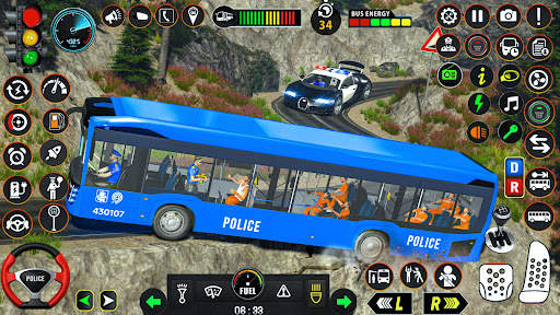 Police Bus Simulator Games screenshot 7