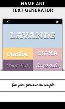 Name Art - Text Generator screenshot 1