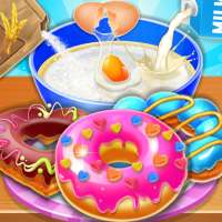 Donut Making Shop Cooking Game logo