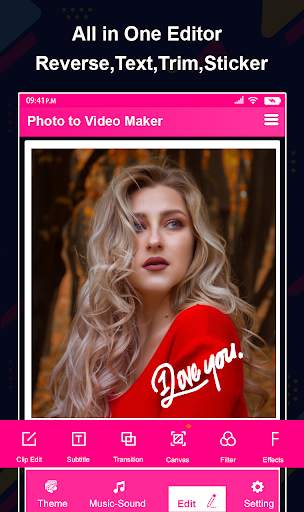 Photo Funimate Video Slideshow Maker screenshot 1