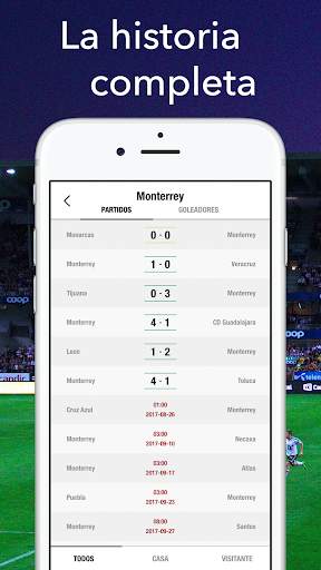 Resultados para Liga MX screenshot 4
