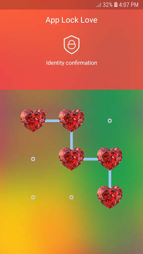 AppLock Love (app lock love pattern locker) screenshot 1