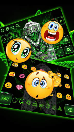 Green lady rasta keyboard screenshot 3
