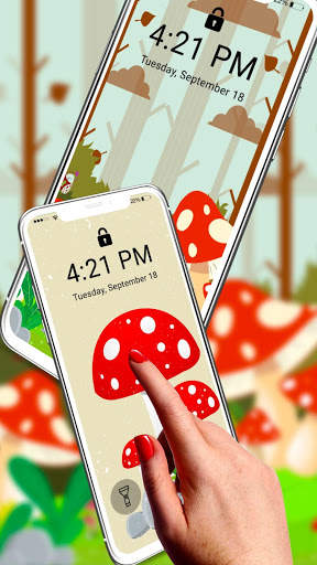 Cute Magic Mushroom APUS Live Wallpaper screenshot 3