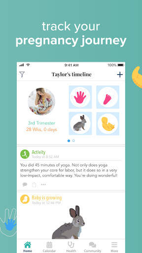 Ovia Pregnancy Tracker: Baby Due Date Countdown screenshot 1