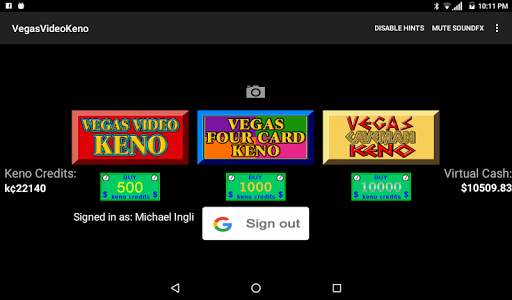 Vegas Video Keno screenshot 5