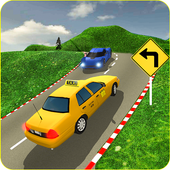Uphill Taxi Game : Pick and Drop Sim icon