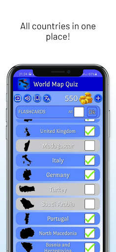 World Map Quiz screenshot 6