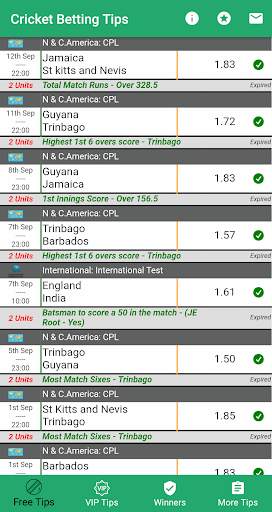 VIP Betting Tips Cricket screenshot 4