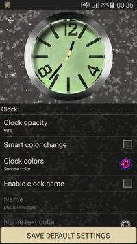 Vintage Clock Widget 6 تصوير الشاشة