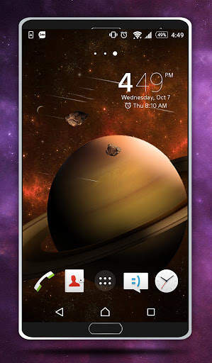 Saturn Live Wallpaper screenshot 1