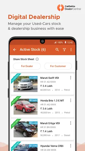 CarDekho DealerCentral screenshot 1
