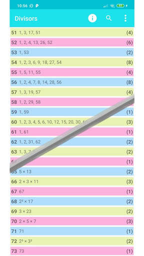 Factors - GCD, LCM - Special Numbers screenshot 2