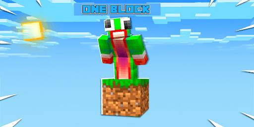 One Block Survival Minecraft M screenshot 1