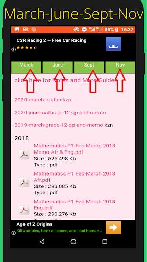 Matric Go | Grade 12 Papers, Notes, Guides screenshot 2