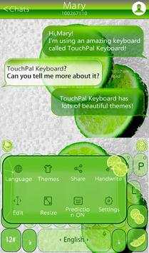 TouchPal Lime Keyboard Theme screenshot 3
