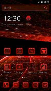 Red Tech Theme screenshot 1