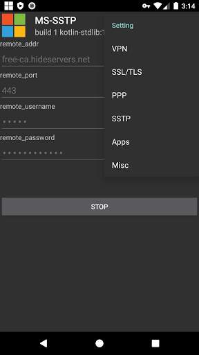 MS-SSTP VPN screenshot 3