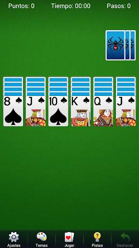 Araña Lite - Nuevo juego de cartas Solitario screenshot 1