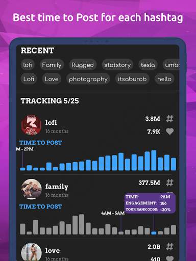 Statstory Live Hashtags & Tags screenshot 3