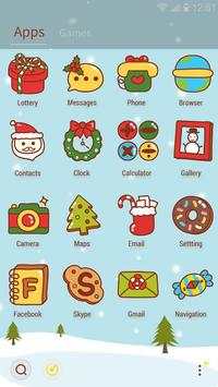 Merry Christmas Launcher Theme screenshot 3