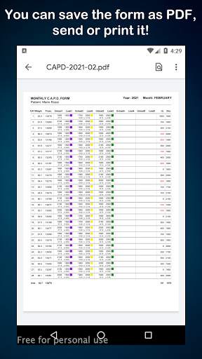 Dia Diary Free - Peritoneal Dialysis CAPD screenshot 4