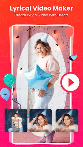 Birthday Effect Photo Video Maker with Music screenshot 4