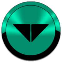 Teal and Black Icon Pack on 9Apps