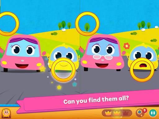 Pinkfong Spot the difference : screenshot 9
