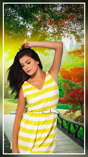 Garden Photo Frame Editor screenshot 1