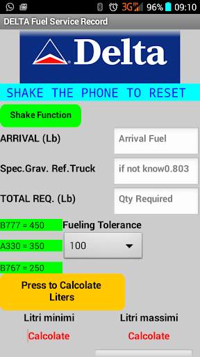 Alex Fuel Calculator for DL screenshot 1