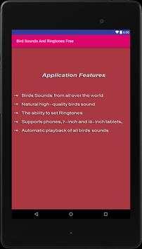 Bird Sounds & Ringtones Free screenshot 12