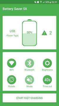 Battery Saver 5X screenshot 4
