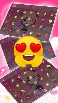 Cute Doki Girls Keyboard Theme screenshot 4